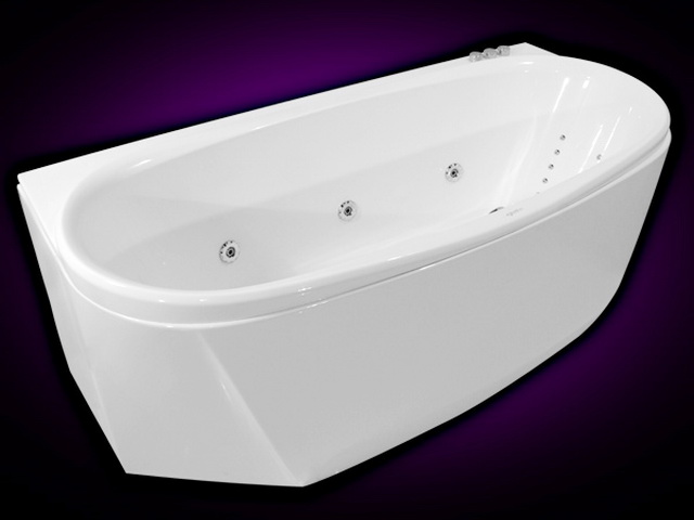 Whirlpool Bathtub 3d rendering
