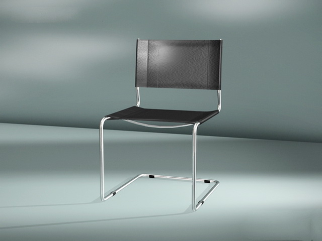 Chrome Cantilever Chair 3d rendering