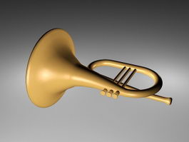 Horn Instrument 3d model preview