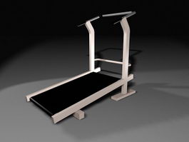 Treadmill Exercise Machine 3d model preview