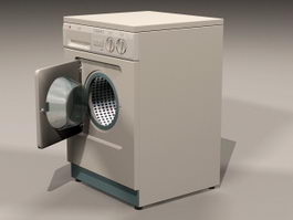 Front-loader Washing Machine 3d model preview