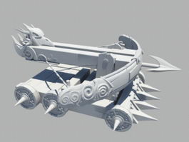 Ballista Catapult 3d model preview
