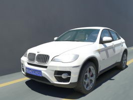 BMW X6 SUV 3d model preview