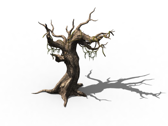 Old Dead Tree 3d rendering
