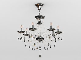 Dining Room Crystal Chandeliers 3d model preview