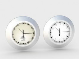 Small Desk Clocks 3d model preview