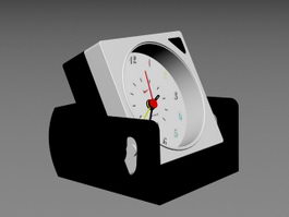Analog Desk Clock 3d model preview