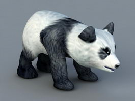 Baby Panda 3d model preview