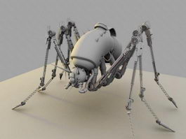 Mechanical Spider 3d model preview