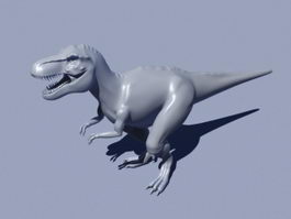 Velociraptor Dinosaur 3d model preview