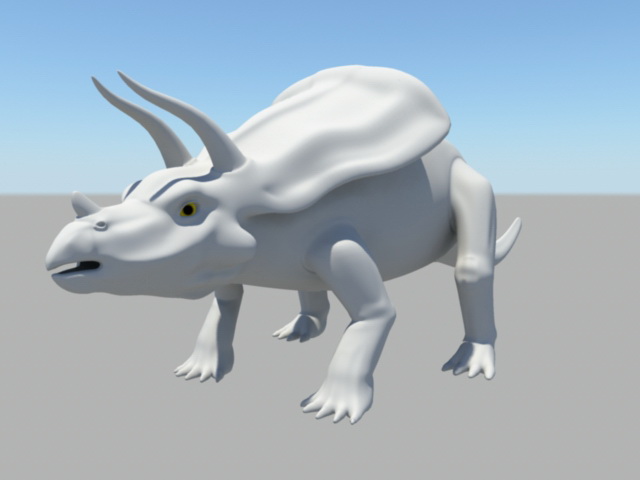 Zuniceratops Dinosaur 3d rendering