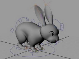 Rabbit Rig 3d model preview