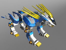 Mechanical Beast Art 3d model preview