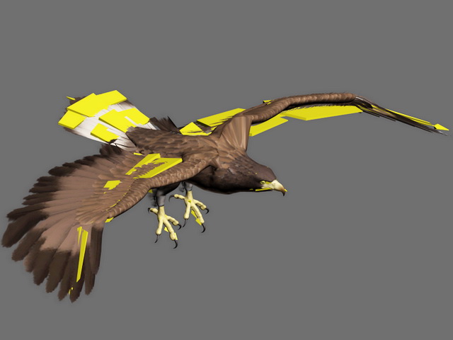 Golden Eagle Animation 3d model - CadNav