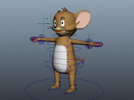 Jerry Mouse 3d model preview