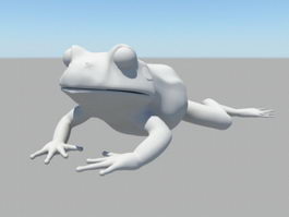 Jumping Frog 3d model preview