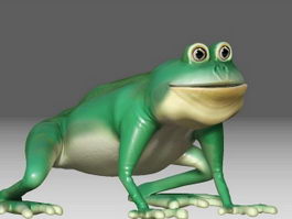Green Frog 3d model preview