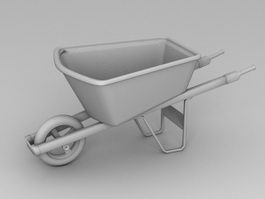 Traditional Wheelbarrow 3d preview