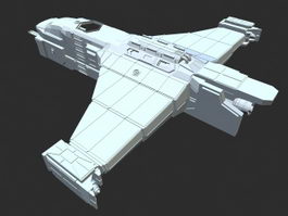 Space Bomber 3d model preview