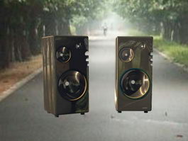 Vintage Speakers 3d model preview