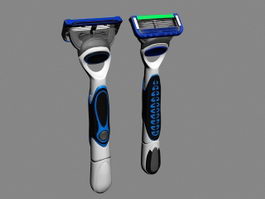 Shaving Razor 3d model preview