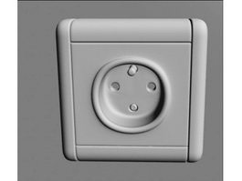 Electrical Wall Outlet 3d model preview