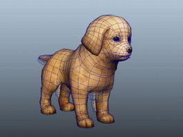 Cute Beagle Puppy 3d preview