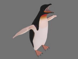Happy Penguin 3d model preview