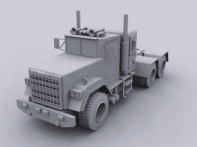 Industrial Truck 3d rendering