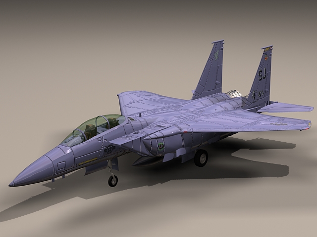 F-15E Strike Eagle 3d rendering