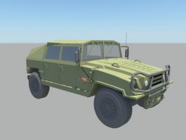 Military Jeep Truck 3d preview