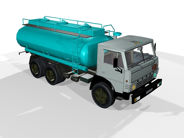 Kamaz Tanker Truck 3d rendering
