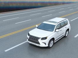 Lexus SUV White 3d model preview