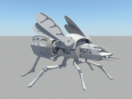 War Wasp Robot 3d model preview