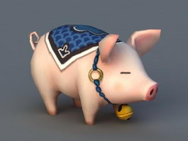 Pig Pet 3d model preview