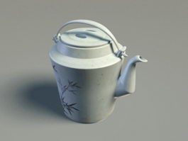 Vintage Teapot 3d model preview