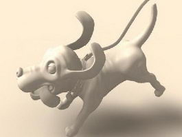 Happy Puppy 3d model preview