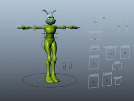 Anthropomorphic Ant Rig 3d preview