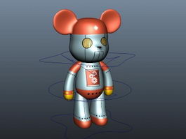 Gloomy Bear Rig 3d model preview