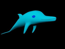 Blue Dolphin 3d model preview