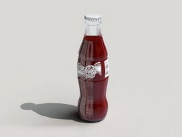 Coca-Cola Glass Bottle 3d preview