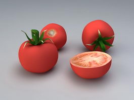 Red Tomatoes 3d model preview