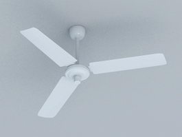 Modern Ceiling Fan 3d model preview