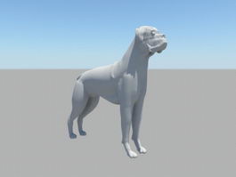 Grumpy Dog 3d model preview