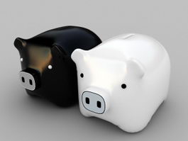 Piggy Bank 3d model preview