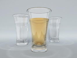 Beer Glasses 3d preview