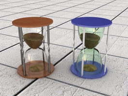 Hour Glass Decorations 3d model preview