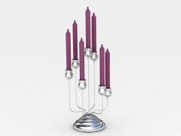 Contemporary Candelabra Candle Holders 3d preview