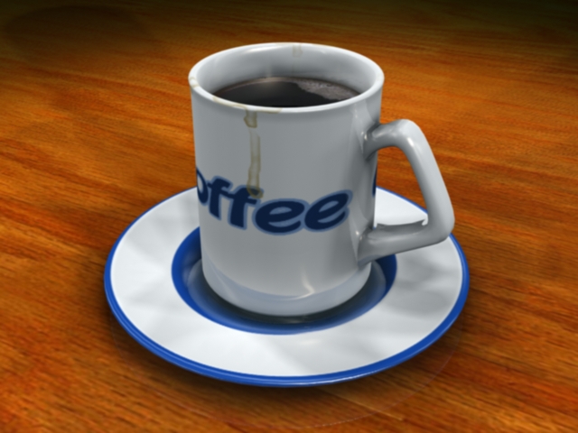 Cup of Coffee 3d model 3ds Max files free download