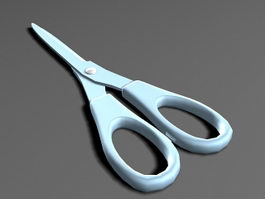 Paper Scissors 3d model preview